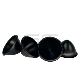 4 pz - parapolvere 42mm a cupola originale focal