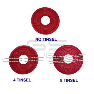 Spider RED 7.5"/ 190mm - 2.5"/ 62mm nomex progressivi doppio strato - tinsel a scelta
