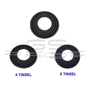 Spider BLACK 7.5"/ 190mm - 4"/100mm nomex progressivi - tinsel a scelta