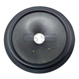 Coppia cono 6.5 " / 16.5 cm woofer PA - sospensione gomma - bobina 25mm