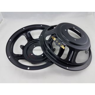 CESTELLO NERO 4 razze acciaio 10"/250mm - spider 145 mm - (woofer)