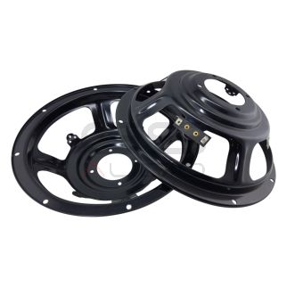 CESTELLO NERO 4 razze acciaio 10"/250mm - spider 145mm - (woofer)