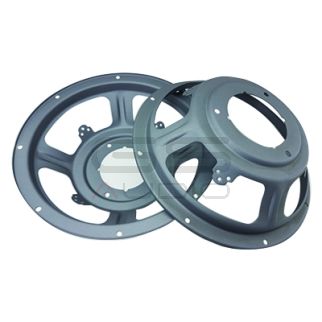 CESTELLO GRIGIO 4 razze acciaio 10"/ 250mm - spider 145mm (woofer PA)