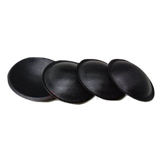 4 pz - parapolvere fibra vetro composita - nero 54 mm