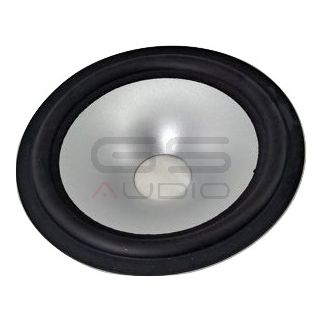 Coppia Cono midwoofer cellulosa argento 5" / 12.5 cm - sospensione in gomma