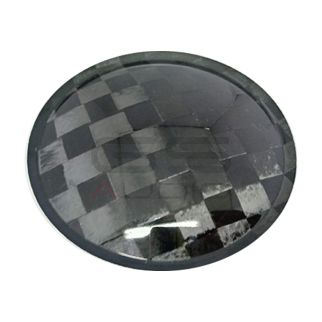 DUSTCUP CHESS 6.3"/160mm - Carbonio ultrastrong - lucido - liscio - con bordo