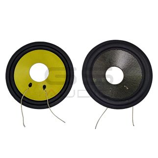 Coppia cono 5"/125 mm - sandwich fibra di vetro-kevlar - sospensione in gomma