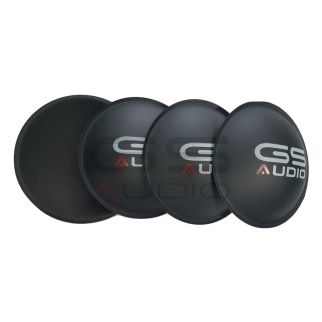 4 pz - parapolvere carta diametro 65 mm woofer PA - logo GS audio