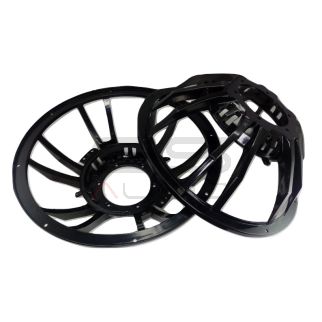 CESTELLO NERO 12 razze alluminio 15"/ 380mm - spider 7.5"/190mm (subwoofer)