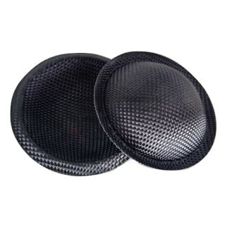 4 pz - parapolvere fibra vetro composita nero 50 mm