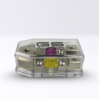 Portafusibili GS Audio AFS 2 vie IN:1x70 OUT:2x25