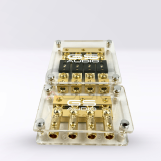 Portafusibile GS Audio ANL IN:3x70 OUT:4x70 | Positivo/Negativo 4 Vie
