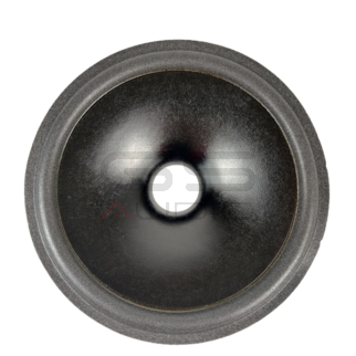 Coppia Cono PA midwoofer 6,5"/ 16 cm - sospensione in foam (per midrange) nero lucido