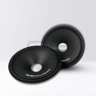 Coppia Cono Woofer 8"/200 mm liscio/pressato - tela doppia onda - 44 mm LOGO GS AUDIO