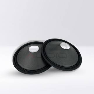 Coppia Cono Woofer 8"/200 mm liscio/pressato - tela doppia onda - 44 mm LOGO GS AUDIO