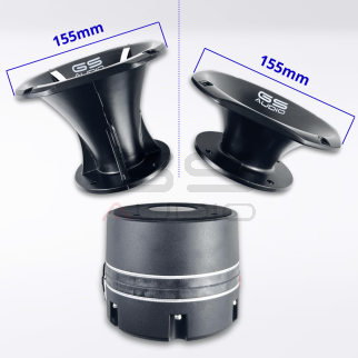 GS AUDIO Driver DR9090NEO 0.6–8kHz, 2x16 Ohm, 400 WRMS – Viti 4x102mm | Trombe Opzionali 122/66mm