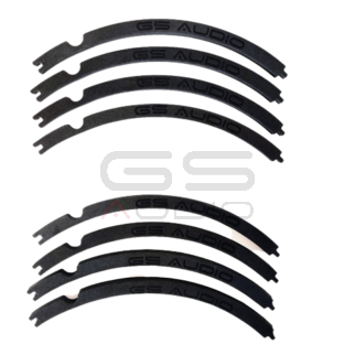 Coppia 250mm bordo FOAM 4settori - per cestello 4 fori - logo GS Audio
