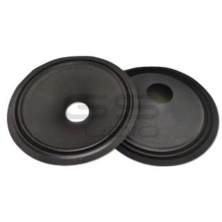 Coppia cono carta 6" / 155 mm - sospensione tela doppia onda - bobina 32 mm