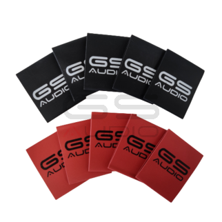KIT 10 pcs Guaina termica retraibile logo GS audio per cavi 10/25/50/95 mmq