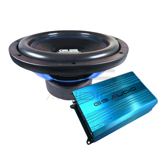 Pacchetto GS Audio subwoofer IRON 12" D2 + 1 amplificatore 1750.1COMP