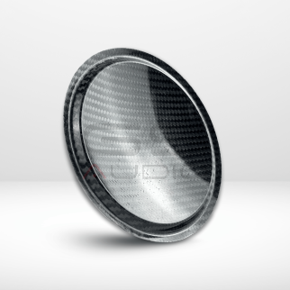 Parapolvere Concavo in Carbonio GS Audio - Diametro 140mm