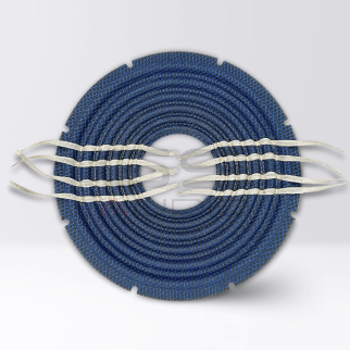 Spider 10" / 253 mm – Nero/Blu – 2 Strati STRONG + Kevlar e Tinsel – Fori 76 / 90 / 100 mm