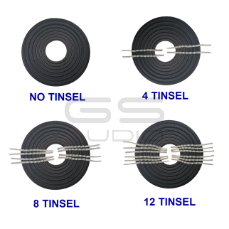 Spider BLACK 8.5"/212 mm - 2"/51mm nomex progressivi - tinsel a scelta