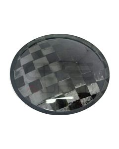 DUSTCUP CHESS 8.7"/220mm - Carbonio ultrastrong - lucido - liscio - con bordo