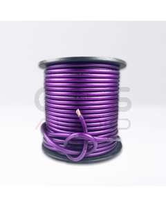 Bobina 100mt - Cavo CCA 1x25mm² (ext 12,5mm Ø) Morbido | Guaina Viola 