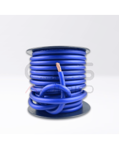 Bobina 25mt - Cavo OFC 100% Rame 1x50mm² (ext 13,8mm Ø) Morbido | Guaina Blu