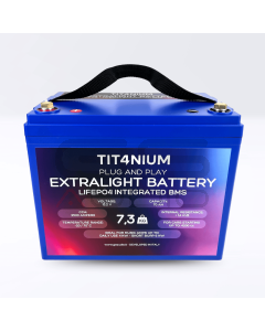 Batteria TIT4NIUM 70Ah-M8 - CCA:2500A LifePo4 13.2V (26*16,8*21,5cm) 