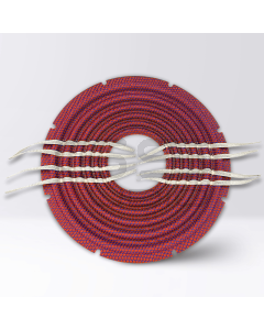 Spider 10" / 253 mm – Rosso/Blu – 2 Strati STRONG + Kevlar e Tinsel – Fori 76 / 90 mm